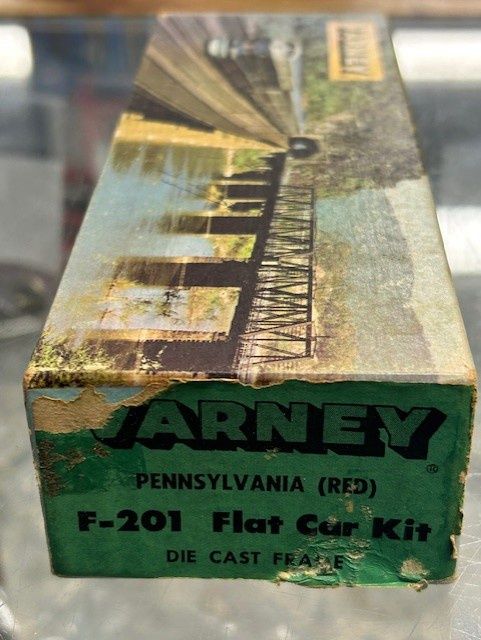 Used HO Varney F-201 Pennsylvania 40&#39; Flat Car Kit