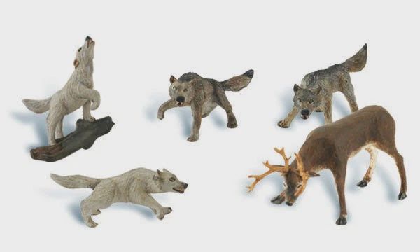 Woodland Scenics HO A1942 Wildlife Standoff