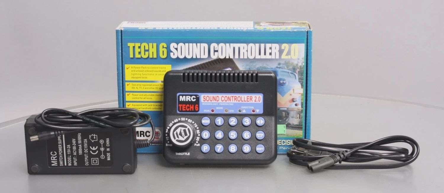 Used HO/N MRC Tech 6 Hand &amp; Base Controllers 2.0