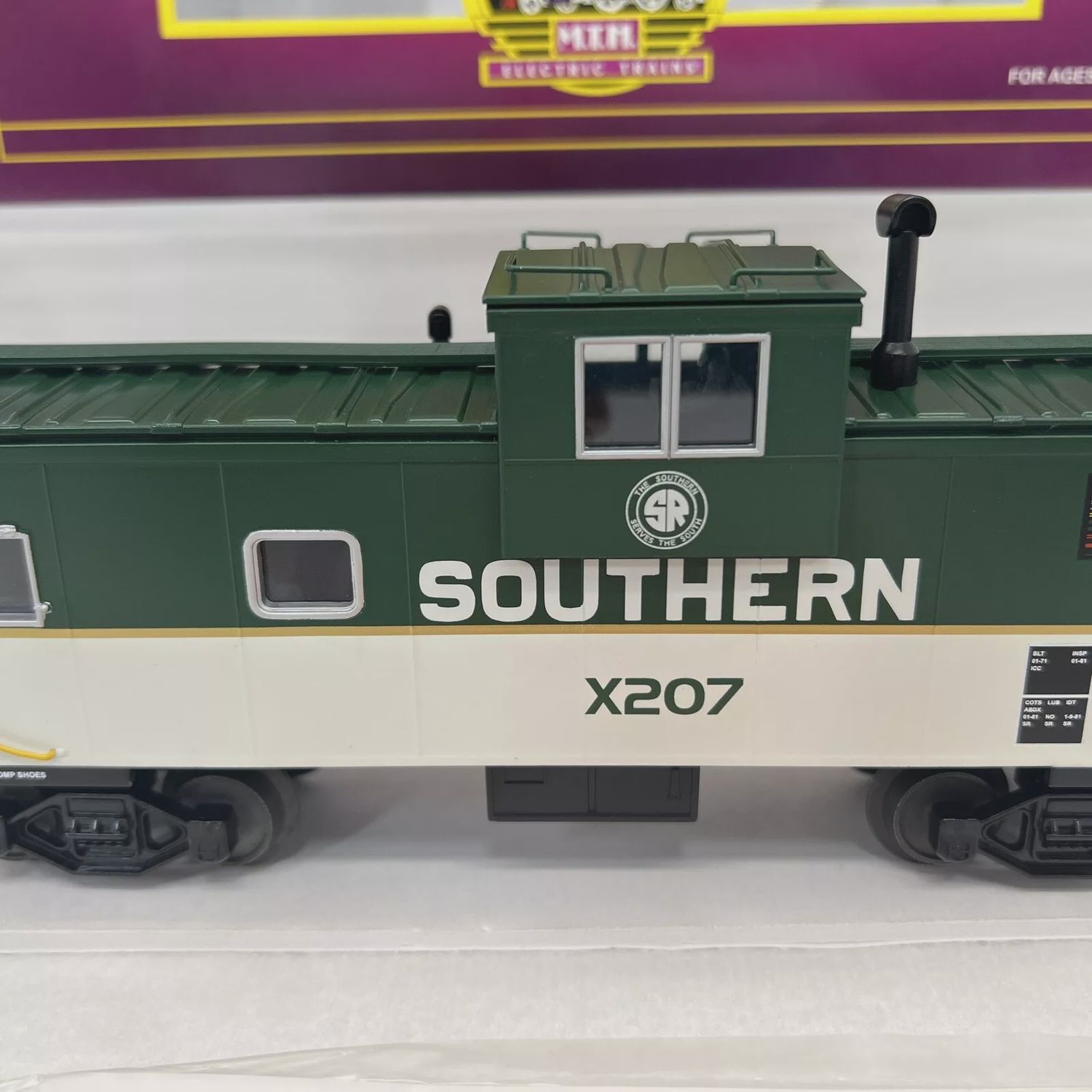 Used O 20-91232 MTH Premier Southern Extended Vision Caboose #X207