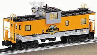 Used O K-Line 6-17650 D&amp;RGW Wide Vision Caboose 01503 w/Smoking stack.