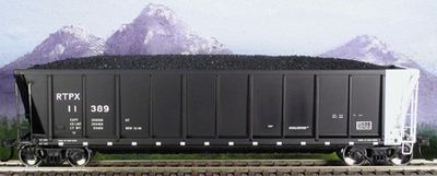 Used HO Atlas 11327 Wheelabrator Coal Service Colveyor Bathtub Gondola