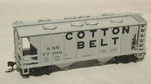 Used Athearn HO Covered Hopper Cotton Belt