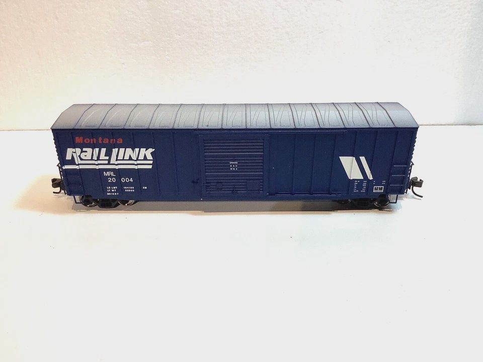 Used HO Atlas Montana Rail Link 50&#39; Precision Design Box Car MRL #20004