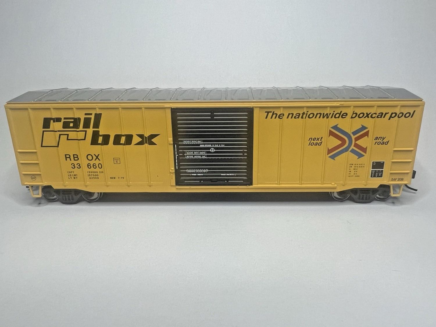 Used HO Atlas Trainman Railbox 50’6” RBOX #33660
