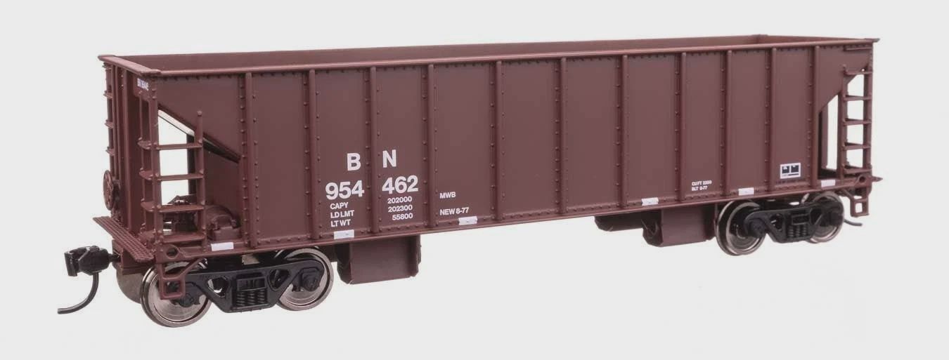 Used HO Walthers Burlington Northern 41&#39; Ballast Hopper #954465