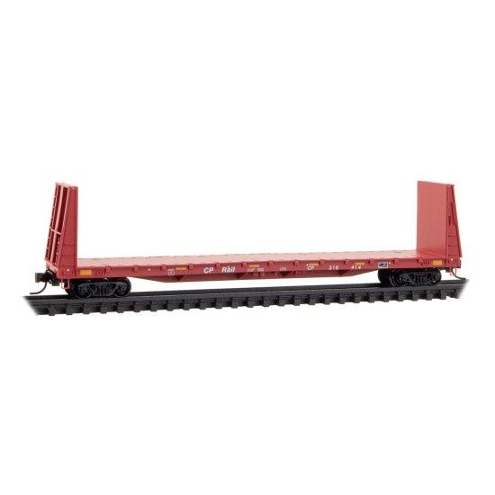 Micro-Trains N 05400451 Canandian Pacific Rd# 316414 61&#39; Bulkhead Flatcar