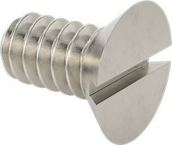 Tucker's 00-90 x 3/32" Stainless Steel, Slotted Flathead Screw (2-Pack)