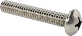 Tucker&#39;s 18-8 Stainless Steel Pan Head Screw, 0-80 Thread (10-Pack)