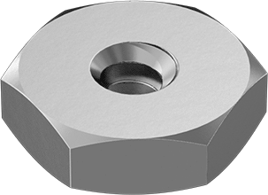 Tucker's 0-80 Steel Hex Nut, Low Strength Zinc Plated (10-Pack)