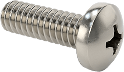 Tucker's 0-80 x 3/16" Stainless Steel Pan Head Screw (10-Pack)