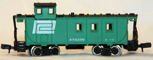 Used N Bachmann 478290 Pen Central Offset Cupola Caboose