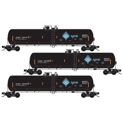 Micro-Trains N 983 00 241 ADM 3-Pack 56&#39; General Service Tank Car