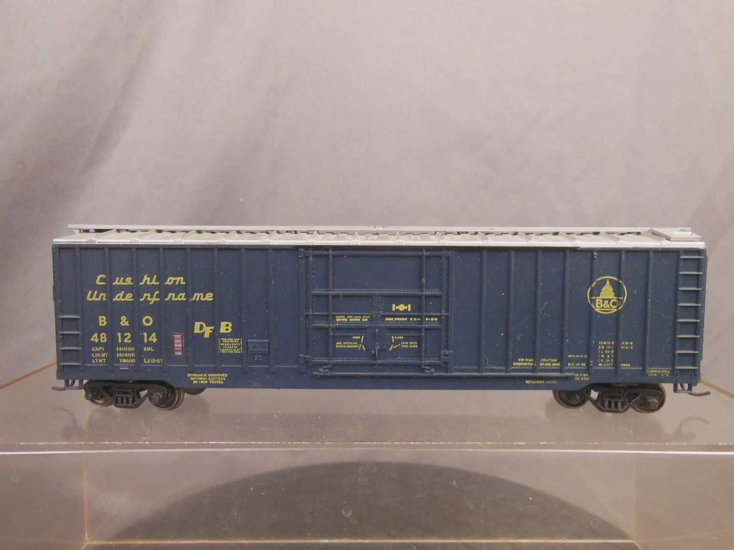 Used HO Athearn 481214 B&amp;O 50&#39; Box Car w/Kadee couplers