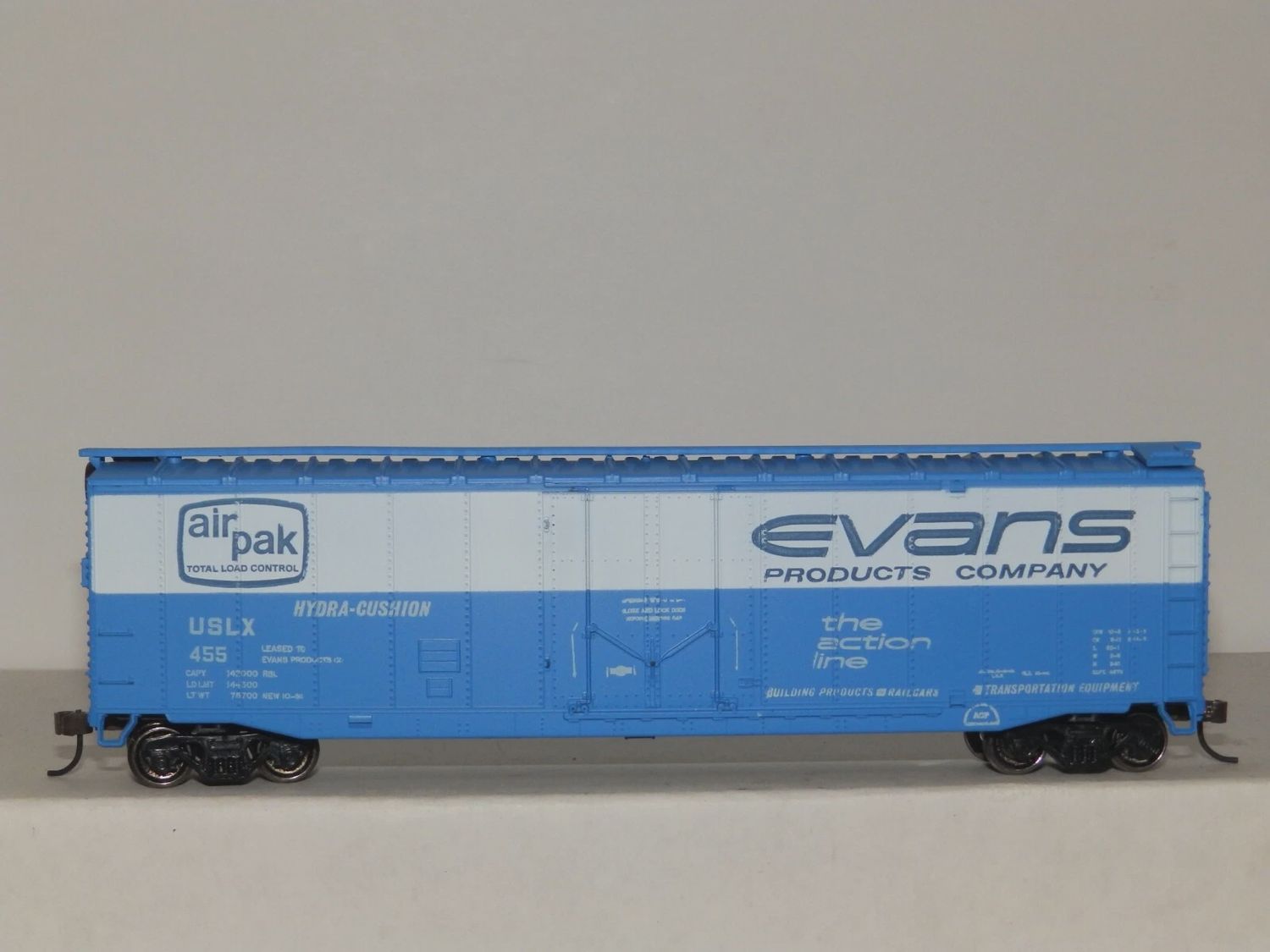 Used HO Athearn USLX 455 50&#39; Box Car