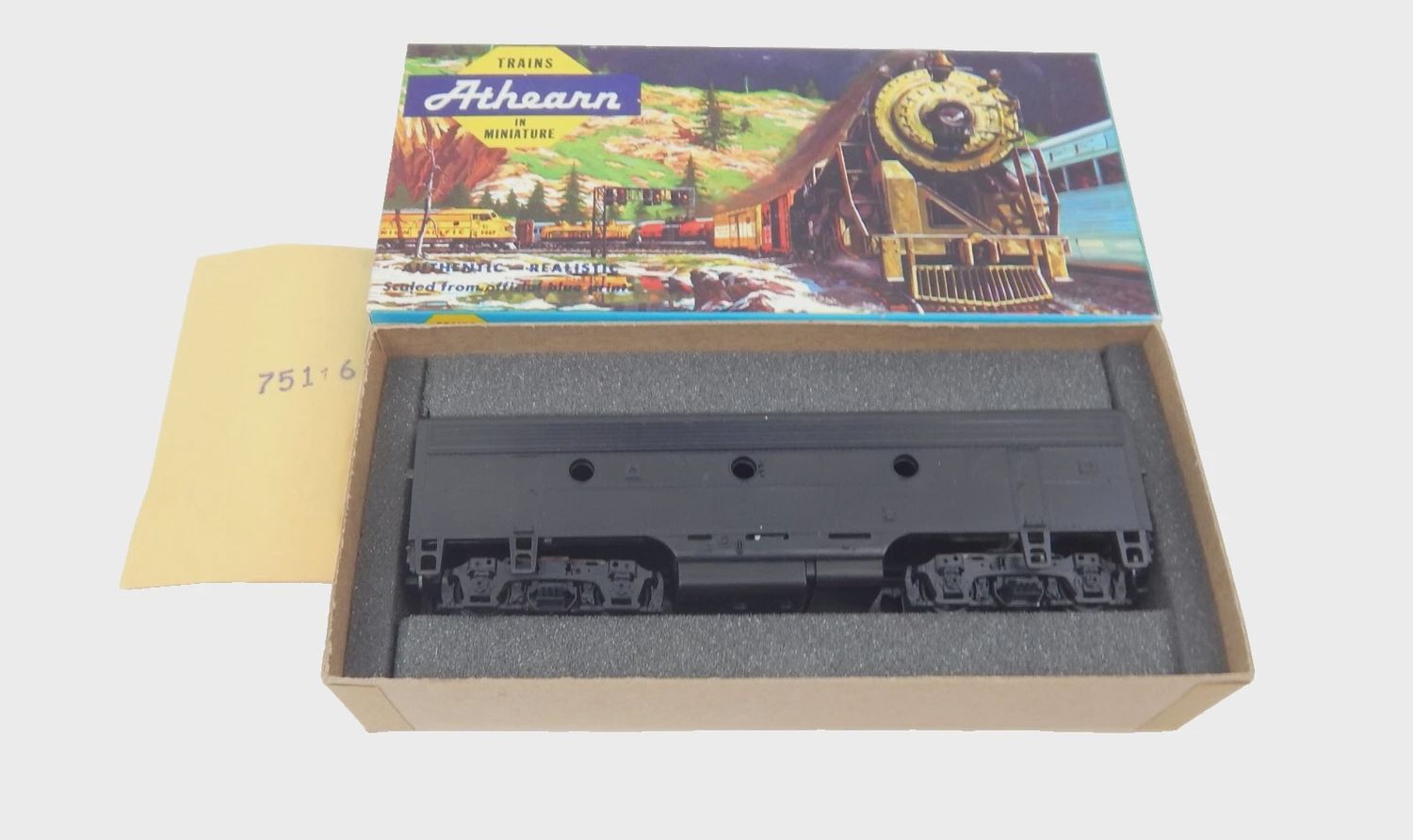 NOS HO Athearn 3024 F7B Undecorated/Non-Powered-NIB