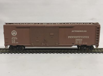 Used HO Athearn PRR 74002 50' Box Car w/Kadee couplers