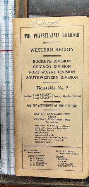 Used (LN) Pennsylvania RR Western Region