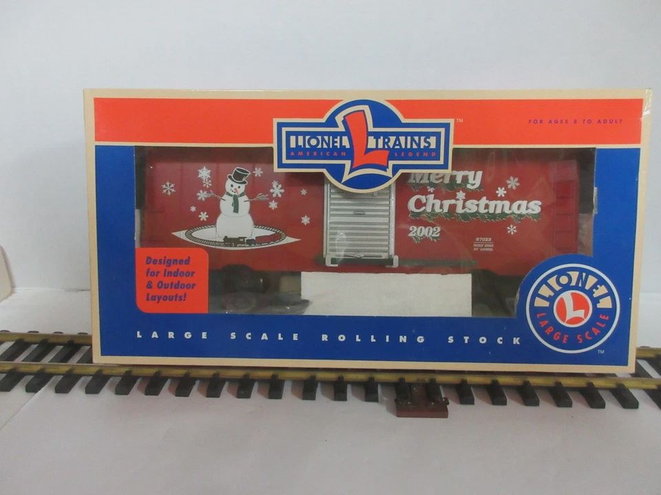 Lionel G 8-87023 CHRISTMAS BOX CAR 2002 NIB