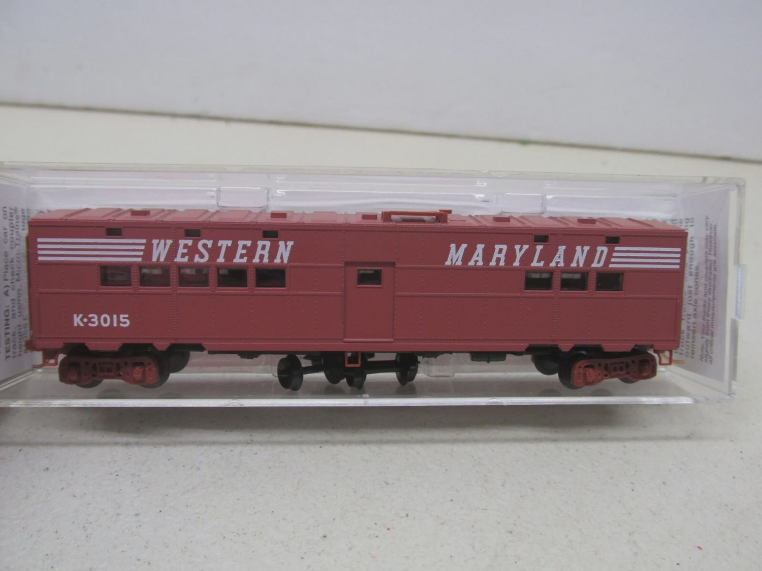 Micro-Trains N 118 00 030 Western Maryland 50&#39; Troop Kitchen Car #K-3015