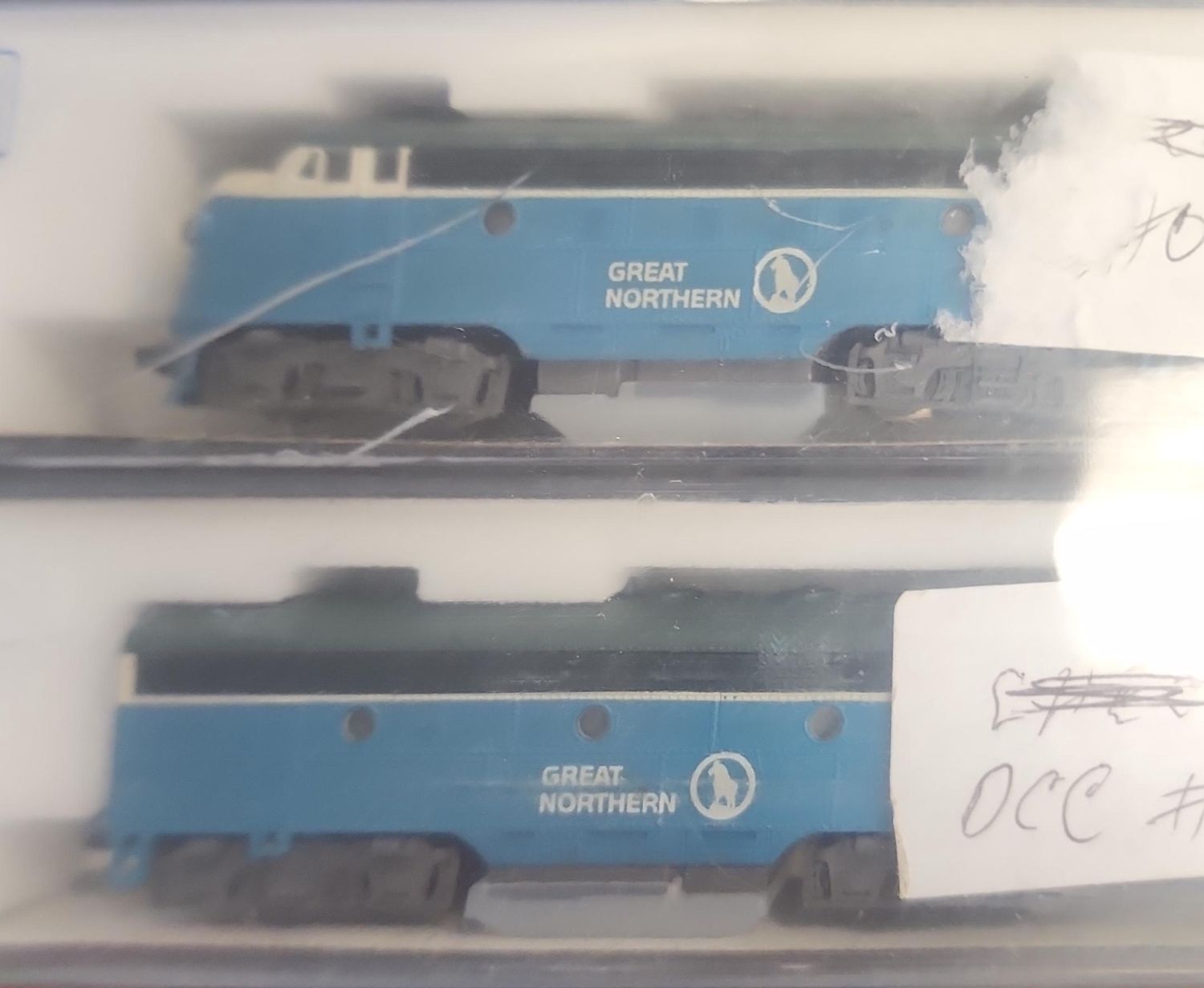 Used Kato N 176-217 F7-A &amp; F7-B GN w/DCC