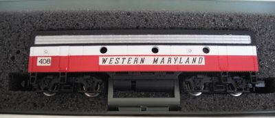 Used N Bachmann Plus B-Unit Western Maryland #408