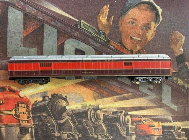 Used N Rivarossi Heavy Baggage Car-26
