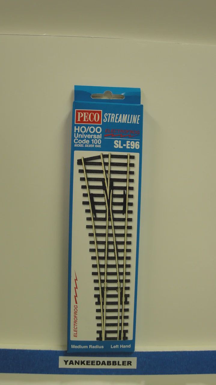Peco SL-E96 HO Medium Radius L/H