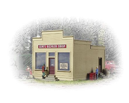 Walthers 933-3229 N Jim's Repair Shop Kit