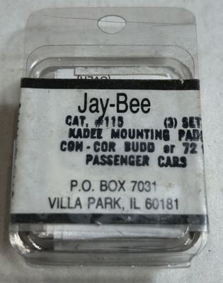 Jay-Bee HO #115 Kadee Mounting Pads