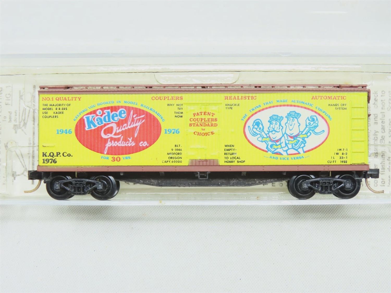 Used Micro-Trains N 1976 K.Q.P.Co. 40&#39; Box Car
