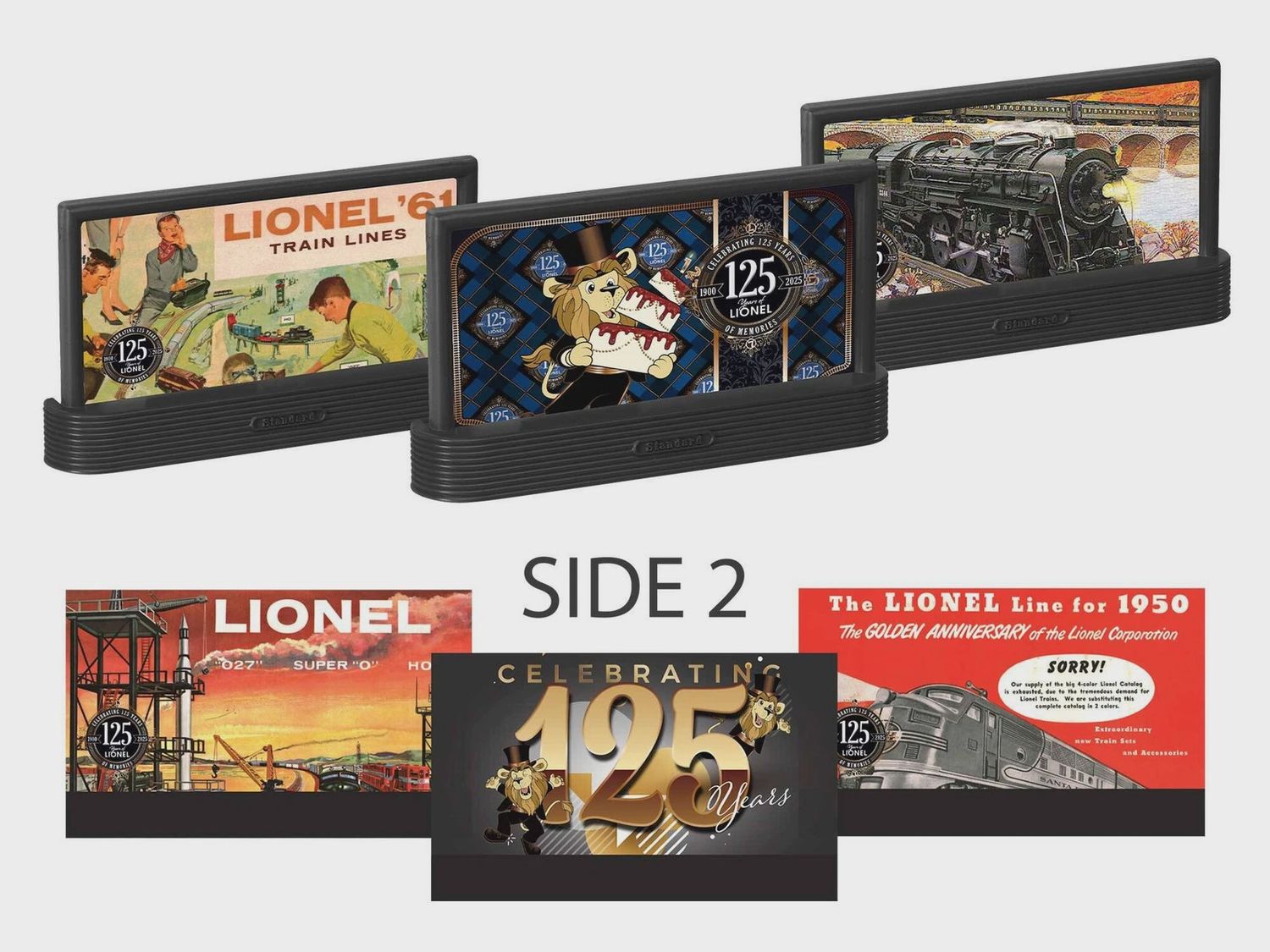 Lionel O LNL2530050 125th Anniversary Billboard Pac