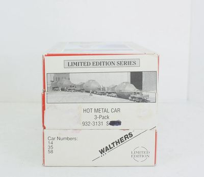 Walthers HO 931-3131 Hot Metal Car 3-Pack Kits