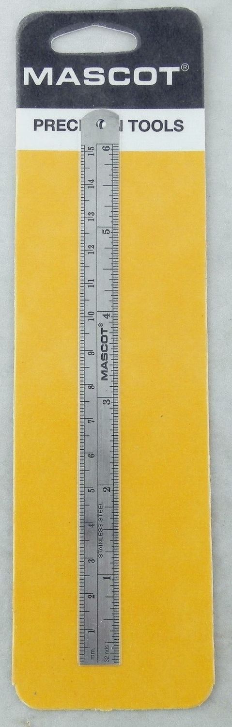 Mascot Imperial/Metric 230-710 6&quot; Scale Ruler