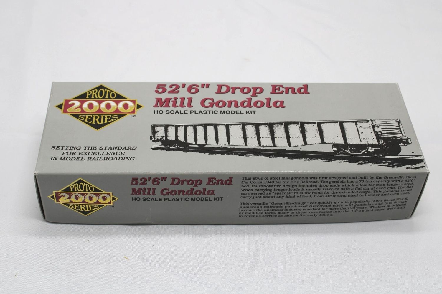 Life-Like HO 52&#39;6&quot; CN 145239 Drop End Mill Gondola Kit