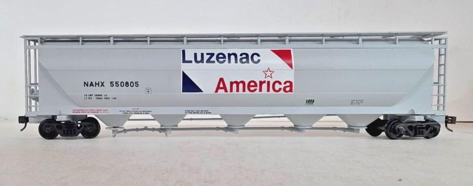 Used  Walthers 55&#39; Covered Hopper Luzanac America NAHX 550805