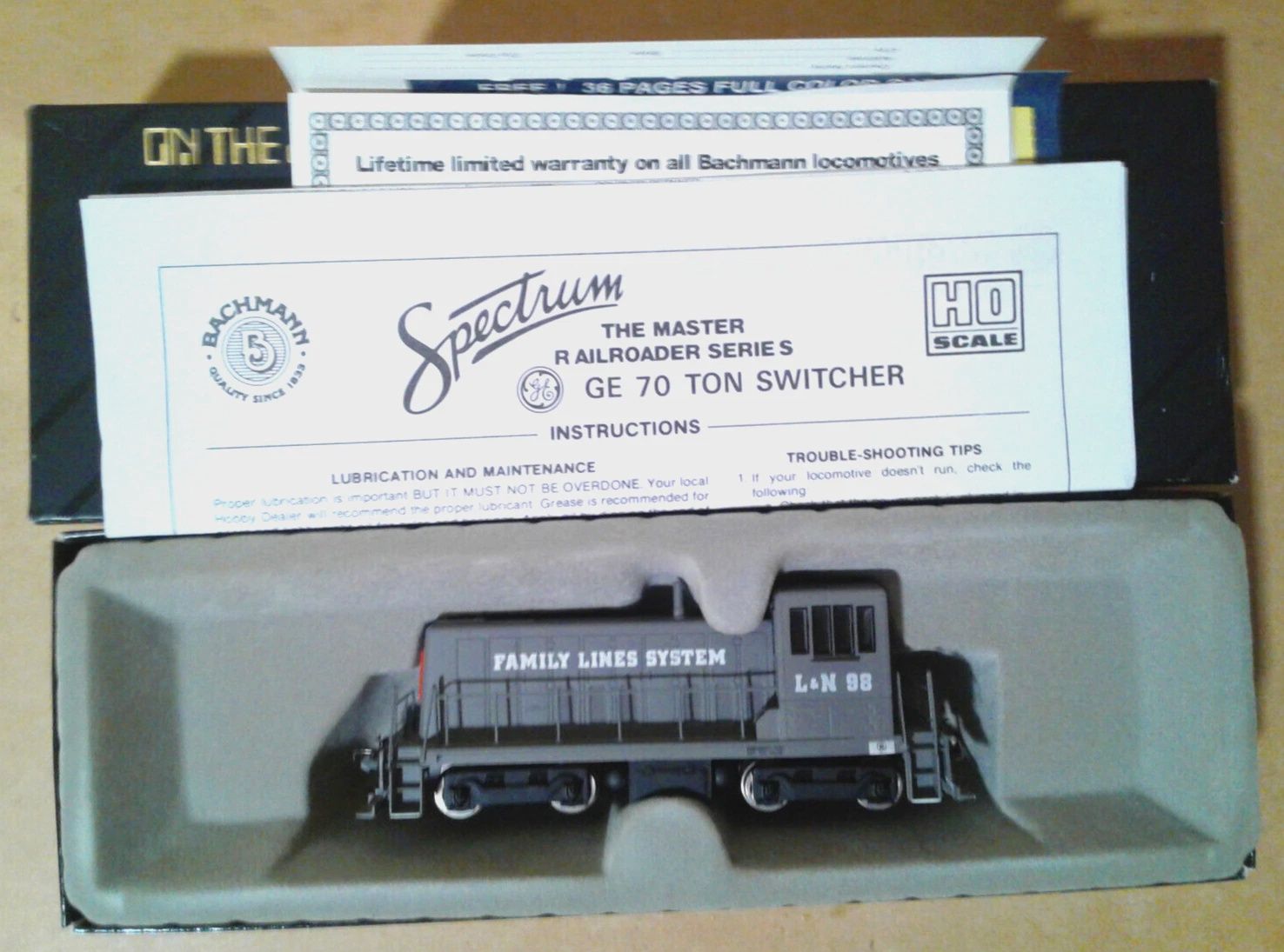 Used HO Bachmann Spectrum 81108 L&amp;N #99 (DC)
