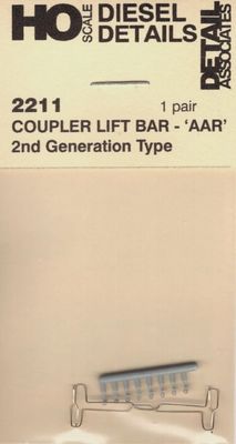 Detail Associates HO  2211 Coupler Lift Bar