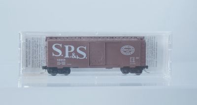 Used N Micro-Trains 20850 SP&amp;S 40&#39; Standard Box Car