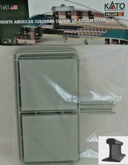 Kato N 31-651 North American Suburban Station Platform Extension Kit