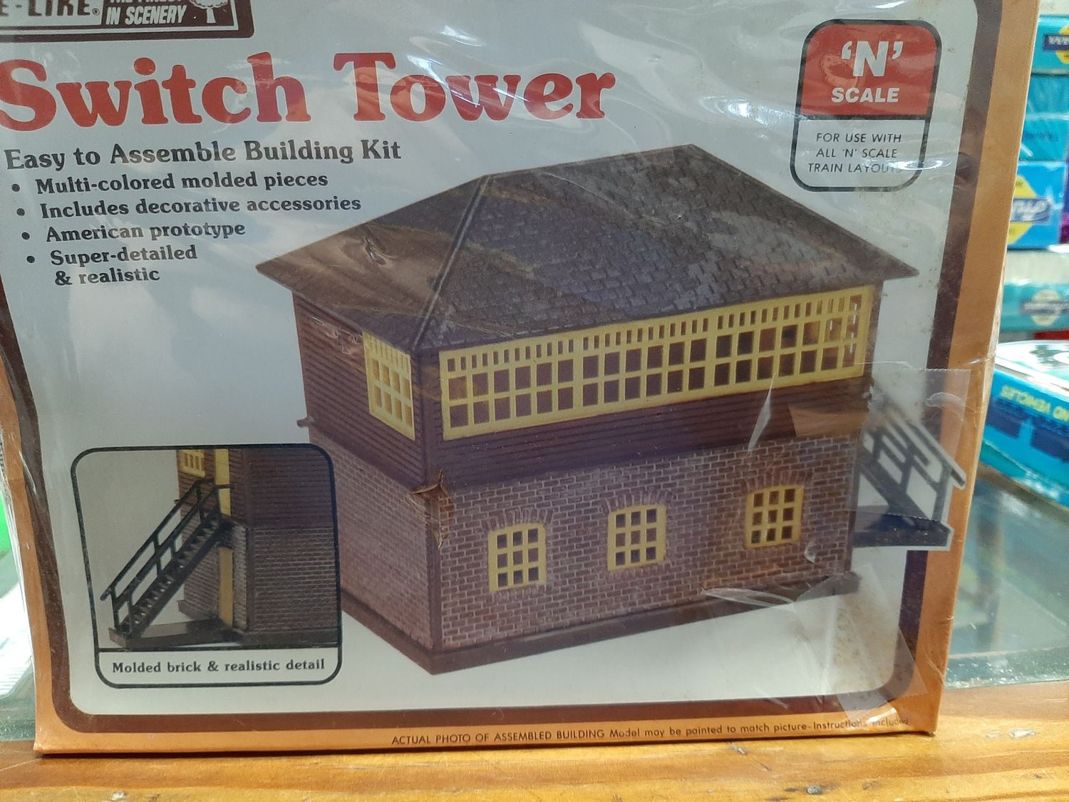 Used N Scale Switch Tower Building Kit #7433
