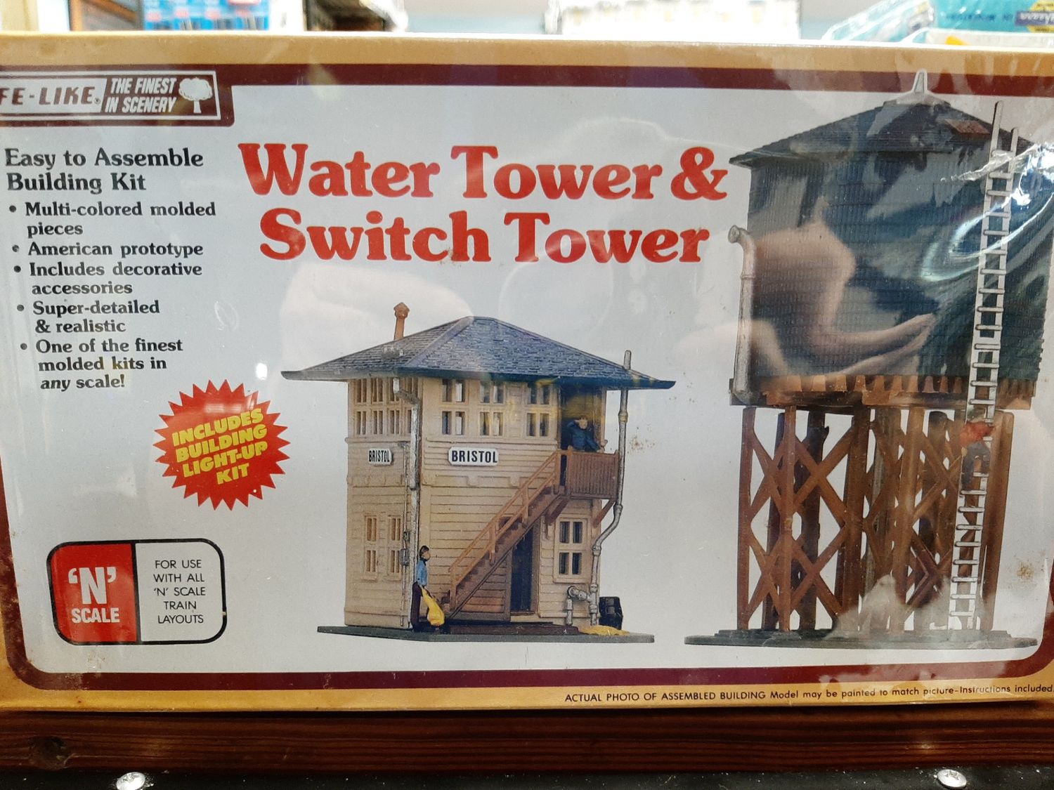 Used N Scale Water Tower &amp; Switch Tower Kit #7409
