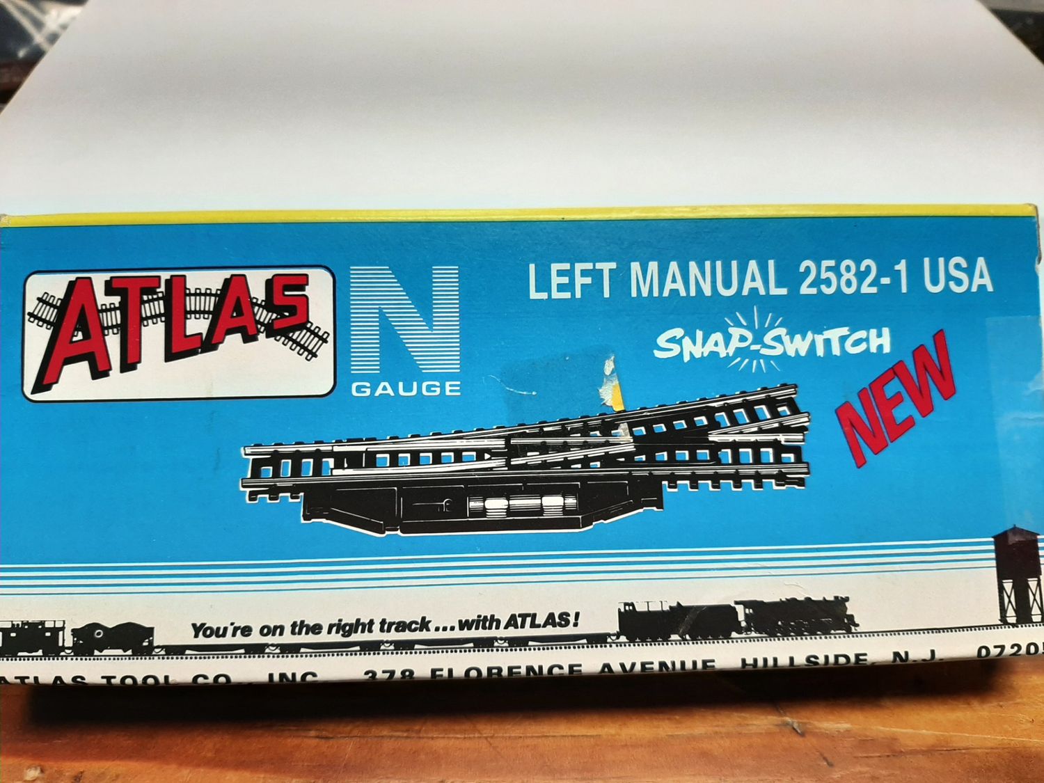 Used N Scale Atlas LEFT Manual Snap Switch #2582