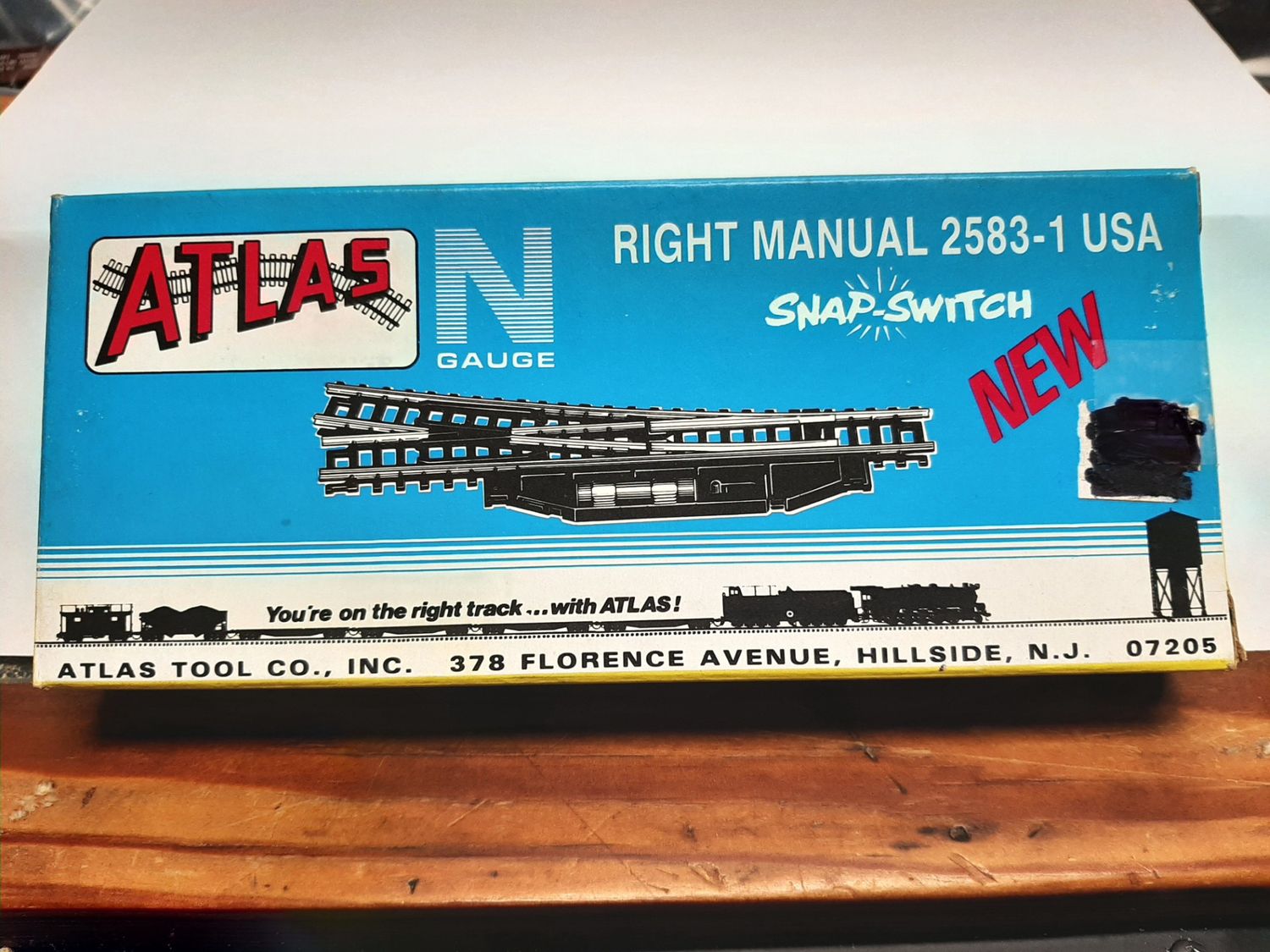 Used N Scale Atlas RIGHT Manual Snap Switch #2583-1