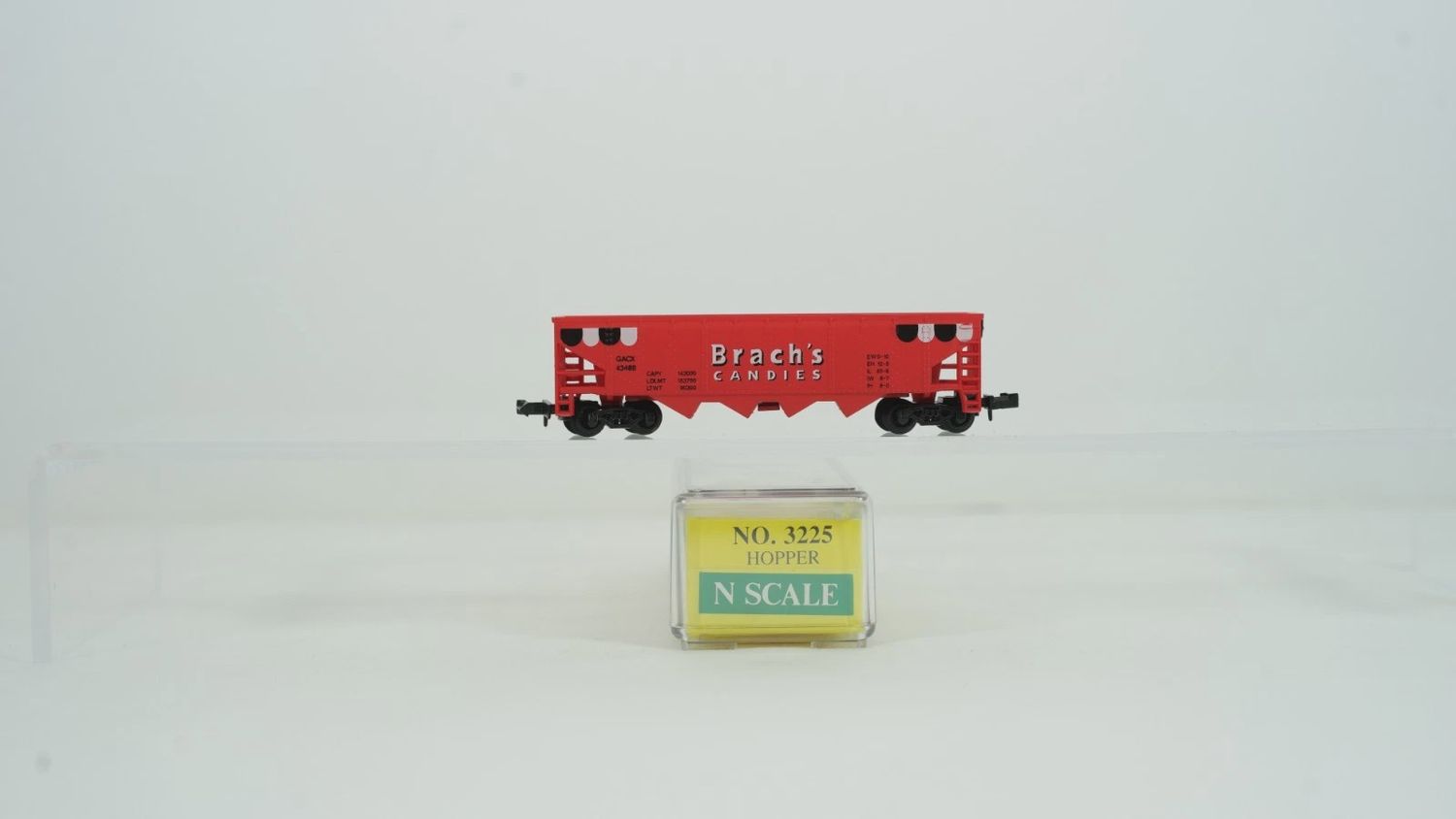 Used N Model Power Freight Car Brach&#39;s Candies Hopper 43488