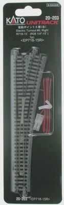 Kato N 20203 LH #6 Turnout Electric