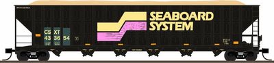 (Pre-Order) Trainworx N TWX2702408 "CSXT Seaboard System" Wood Chip Hopper