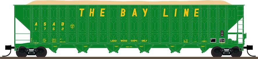 (Pre-Order) Trainworx N TWX2705604 "The Bay Line" ASAB Wood Chip Hopper