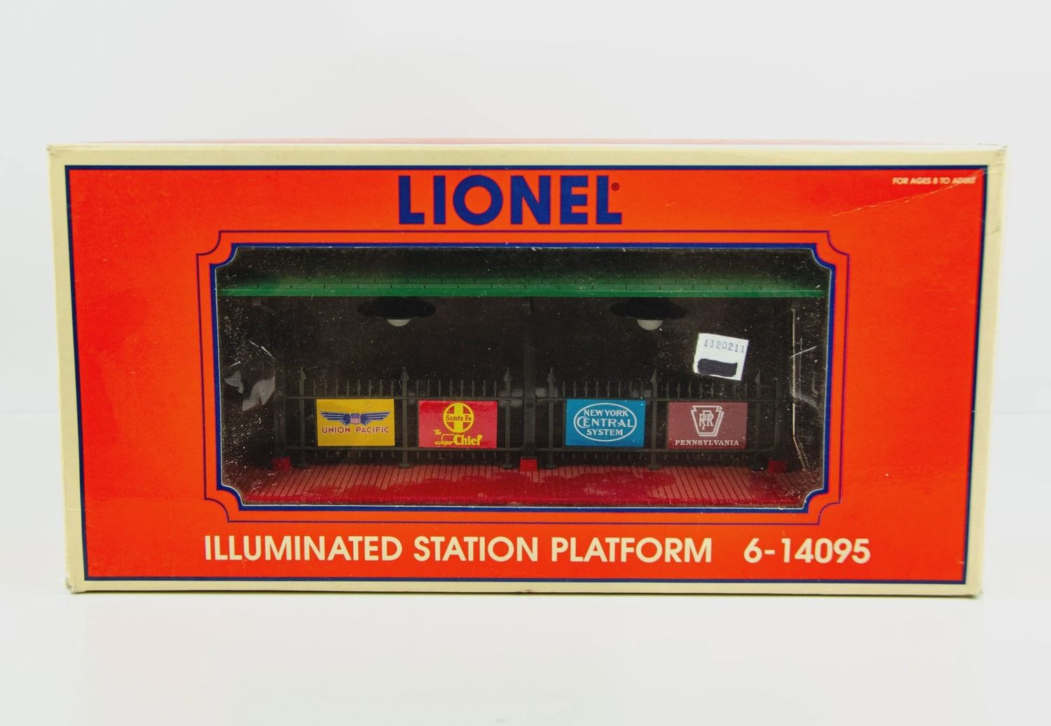 Used O Lionel 6-14095 Illuminated Station Platform