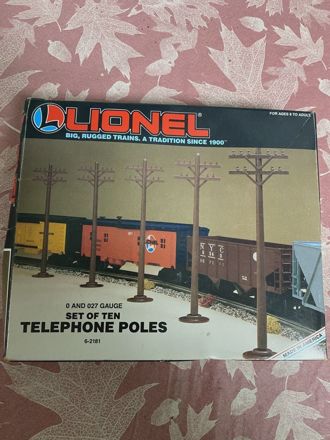 Used O Lionel 6-2181 Telephone Poles (10-Pack) O &amp; O27 Gauge